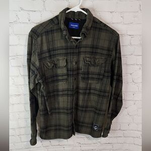 Men's Jack & Jones longsleeve flannel shirt, size Medium